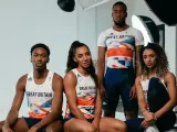 El equipo olímpico británico de atletismo.