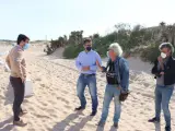 Ayuntamiento de Barbate solicita la retirada urgente de la arena acumulada en la carretera del Faro de Trafalgar
