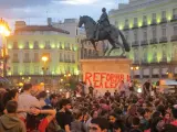 Una de las asambleas celebradas en la Puerta del Sol por el movimiento 15-M (Foto de ARCHIVO) 2/12/2018