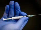 Dosis de vacuna de Curevac utilizada en un ensayo clínico.