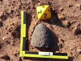 La Guardia Civil halla dos piezas líticas de la época protohistórica en Daimiel