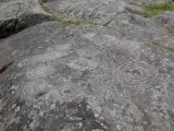 Petroglifo de Mogor, en Galicia.