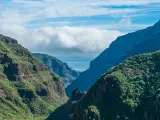 Vista general desde la cabecera del Barranco de Guayadeque.