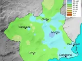 Las lluvias caídas en la Región, las más cuantiosas en un día de mayo de los últimos 15 ó 20 años