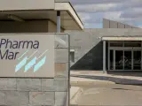 Entrada a la sede de PharmaMar, aplidin medicamento