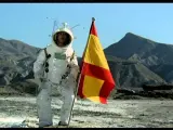 Fotograma de Tony Leblanc en la comedia española 'El astronauta'.