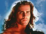 El actor Joe Lara, en un cartel de la película 'Tarzan in Manhattan', de 1989.