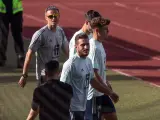 Luis Enrique, Koke y Marcos Llorente, en un entrenamiento de la selección