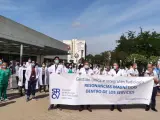 Protesta de radiòlegs contra la creació d'una Empresa Pública de Salut