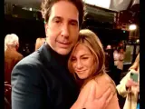 David Schwimmer y Jennifer Aniston en el Instagram del actor