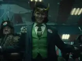 ¡Vota a Loki! El protagonista (Tom Hiddleston), con el traje de candidato a presidente de EE UU que lució en los cómics