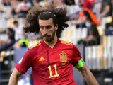 Marc Cucurella, durante un partido de la sub21