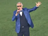 Andrea Bocelli fue protagonista en la inauguración de la Eurocopa 2020.