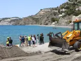Costas inicia actuaciones de mantenimiento en las playas del litoral