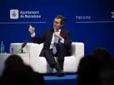 El presidente de la CEOE, Antonio Garamendi, interviene en la inauguración de la segunda jornada de la XXXVI Reunión del Cercle d"Economia, a 17 de junio de 2021, en Barcelona, Cataluña, (España).