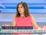 Ana Rosa Quintana presenta su programa 'El diario de Ana Rosa'.