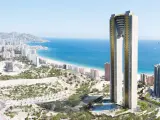 L'edifici Intempo de Benidorm finalitzarà les seues obres en el mes de juliol després de quasi dos anys