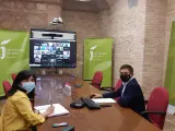 MásJaén.- Reyes participa en la reunión de la Junta del Patronato de la Fundación Democracia y Gobierno Local