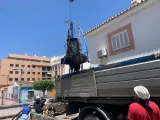 Axaragua lleva a cabo obras de mejora en la estación de bombeo de Rincón de la Victoria