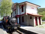 El Museo Vasco del Ferrocarril de Euskotren pondrá en circulación tres trenes de vapor este próximo fin de semana