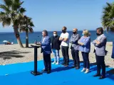Turismo.- Junta destaca calidad y seguridad del litoral granadino en la entrega de Banderas Azules a Almuñécar