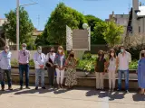 El PP en el Ayuntamiento de Huesca rinde homenaje en solitario a las víctimas del terrorismo