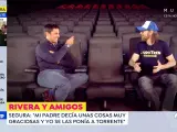Fran Rivera entrevista a Santiago Segura para 'Espejo público'.