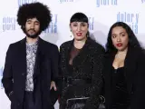 Rossy de Palma junto a sus hijos Gabriel y Luna en el estreno de 'Dolor y Gloria'.