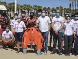 Las playas de la ciudad incorporan un dispositivo de rescate por control remoto pionero en España