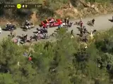 Caída en la 13ª etapa del Tour de Francia