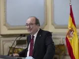 Iceta asume Cultura y Deporte: "Intento llevar siempre el escudo de España, no he visto cosa más inclusiva"