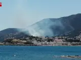 Activado el plan de emergencias por incendios tras el fuego en Llançà (Girona)