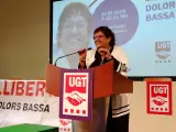 Bassa agradece a la UGT de Catalunya que pidiera su indulto en una visita "emocionante" a su sede
