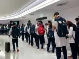 El equipo español olímpico llega a Tokio