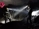 Extinguido el incendio forestal declarado en Tárbena (Alicante)