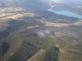 Controlado el incendio forestal de Torres del Obispo (Huesca), donde se han quemado 230 hectáreas agrícolas y de encinar