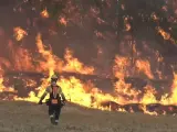 Incendio declarado en Tarragona.