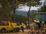 Las próximas horas serán "críticas" para el fuego en Santa Coloma de Queralt (Tarragona)