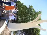 El Govern inaugura la escultura que conmemora el 50 aniversario del IES Berenguer de Anoia
