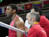 El boxeador español Enmanuel Reyes, en los Juegos Olímpicos de Tokio
