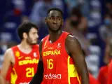 Usman Garuba, con la selección española