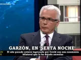 Baltasar Garzón, durante su entrevista en 'laSexta Noche'.