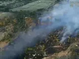 El Infoex estabiliza el incendio de Malpartida de Cáceres y queda desactivado el nivel 1