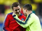 Griezmann of Atletico de Madrid and Luis Suarez of FC Barcelona during the Spanish Championship La Liga football match between Atletico de Madrid and FC Barcelona on November 24th, 2018 at Wanda Motropolitano stadium in Madrid, Spain. Óscar J.Barroso/AFP7 / Europa Press (Foto de ARCHIVO) 24/11/2018 ONLY FOR USE IN SPAIN