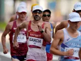 Jesús García Bragado, en los 50 km marcha de Tokio 2020