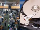 Un disco duro en tu ordenador requiere que lo lleves a un contenedor de reciclaje.