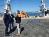 El pesquero 'Nuevo Confurco' atraca en Vigo con dos posibles casos de Covid a bordo
