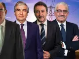 Ignacio Sánchez Galán, presidente de Iberdrola; Francisco Reynés, presidente de Naturgy; Josu Jon Imaz, CEO de Repsol y José Bogas, CEO de Endesa