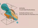 Cartel promocional de la Feria del Libro de Frankfurt 2022. España, Invitado de Honor.