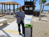 Turismo.- Mijas destaca que con el control de aforo de los drones se consigue no masificar las playas